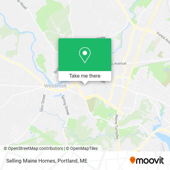 Selling Maine Homes map