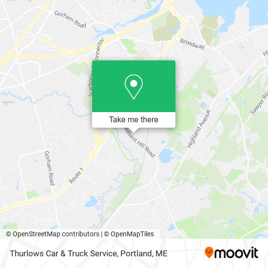 Thurlows Car & Truck Service map