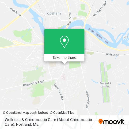 Wellness & Chiropractic Care (About Chiropractic Care) map
