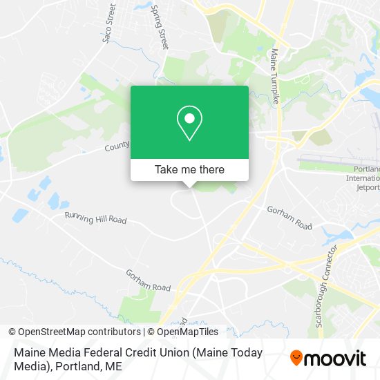 Maine Media Federal Credit Union (Maine Today Media) map