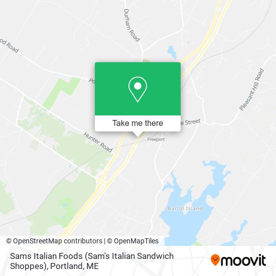 Sams Italian Foods (Sam's Italian Sandwich Shoppes) map