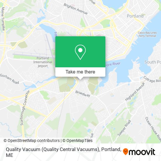 Quality Vacuum (Quality Central Vacuums) map