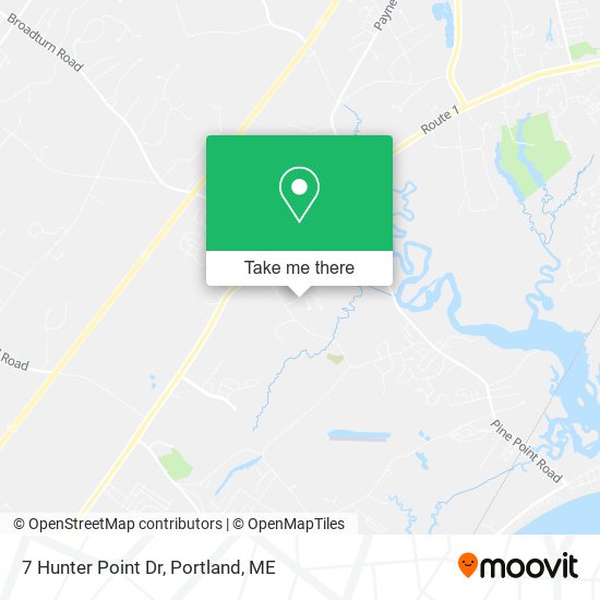 7 Hunter Point Dr map