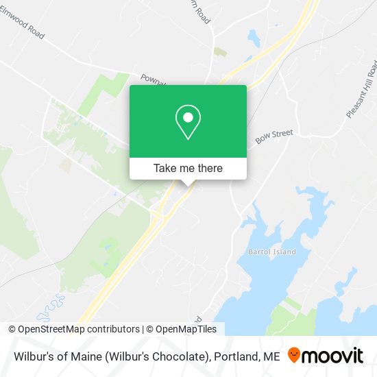 Wilbur's of Maine (Wilbur's Chocolate) map