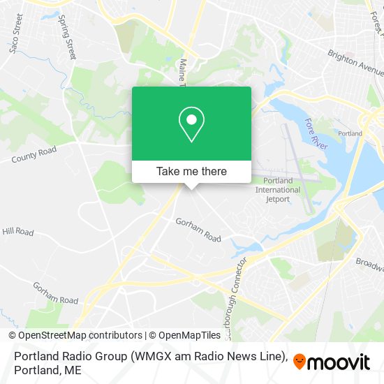 Portland Radio Group (WMGX am Radio News Line) map