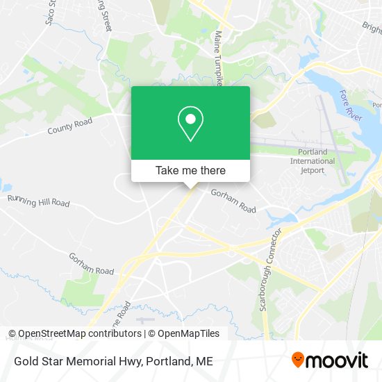 Gold Star Memorial Hwy map