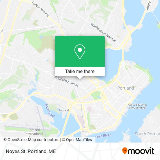Noyes St map