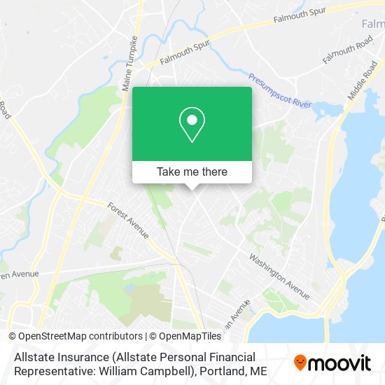 Allstate Insurance (Allstate Personal Financial Representative: William Campbell) map