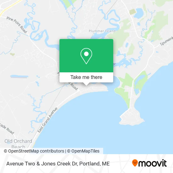 Avenue Two & Jones Creek Dr map