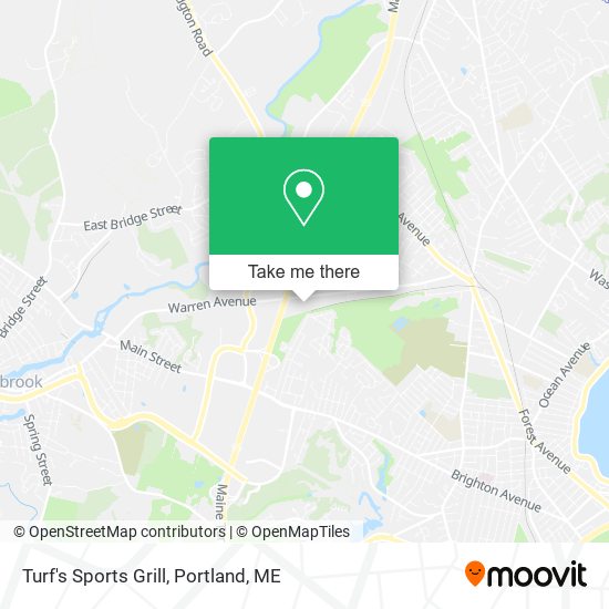 Turf's Sports Grill map
