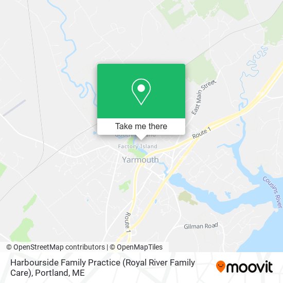 Harbourside Family Practice (Royal River Family Care) map