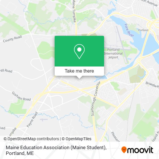 Maine Education Association (Maine Student) map