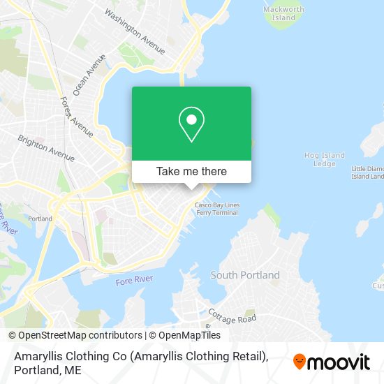 Amaryllis Clothing Co (Amaryllis Clothing Retail) map