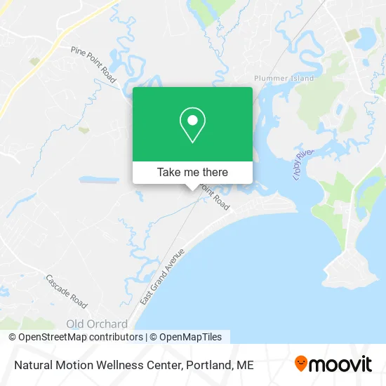Natural Motion Wellness Center map