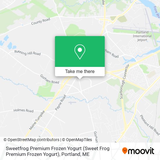 Sweetfrog Premium Frozen Yogurt (Sweet Frog Premium Frozen Yogurt) map