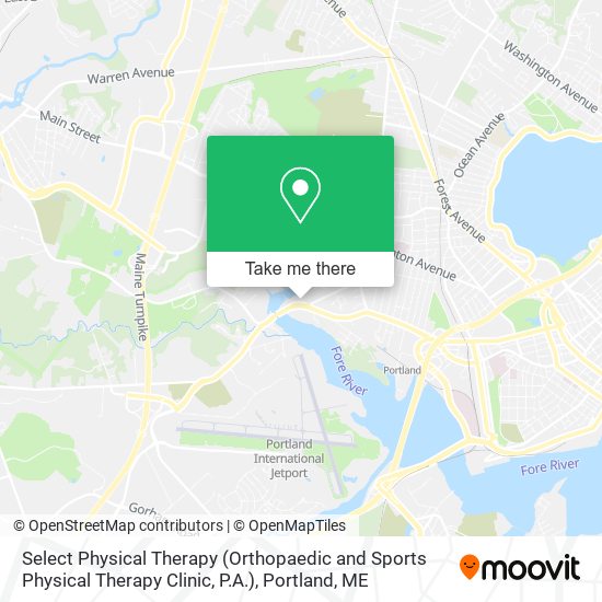 Select Physical Therapy (Orthopaedic and Sports Physical Therapy Clinic, P.A.) map