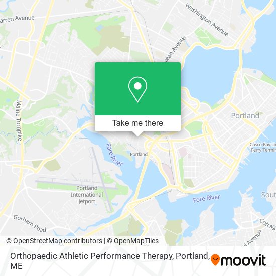 Orthopaedic Athletic Performance Therapy map