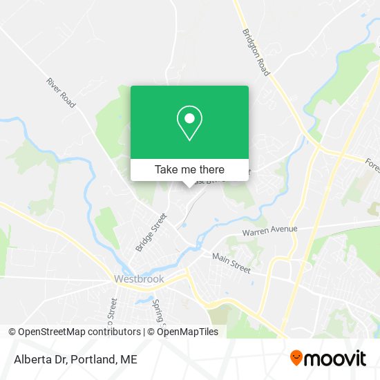 Alberta Dr map