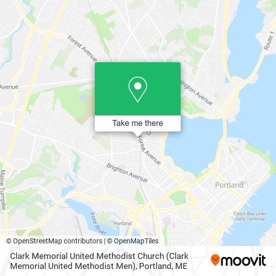 Clark Memorial United Methodist Church map