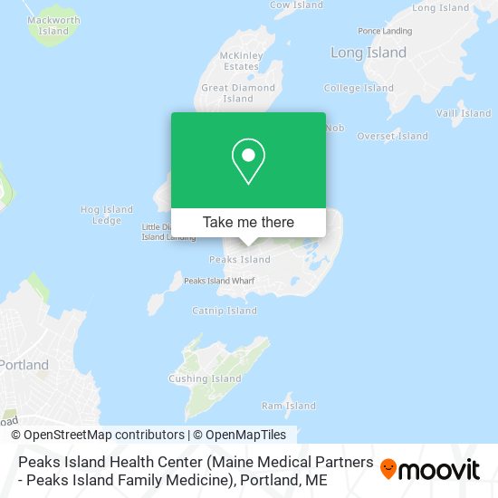 Peaks Island Health Center (Maine Medical Partners - Peaks Island Family Medicine) map