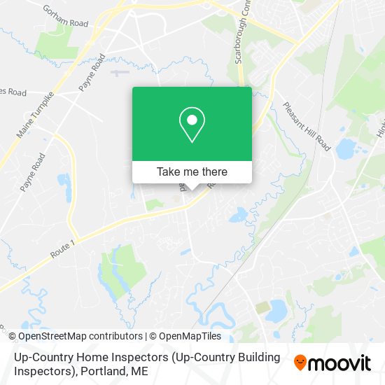 Up-Country Home Inspectors map