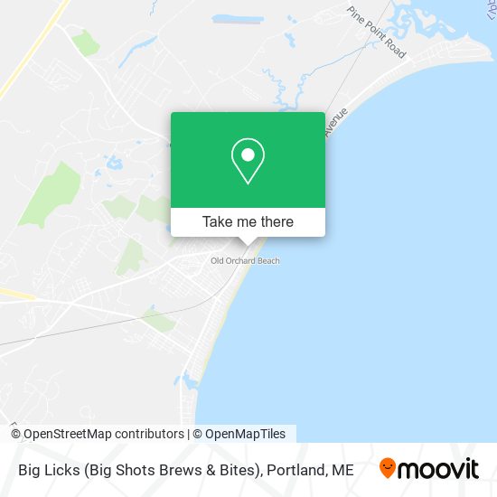 Big Licks (Big Shots Brews & Bites) map
