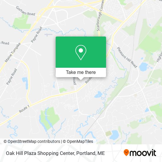 Oak Hill Plaza Shopping Center map