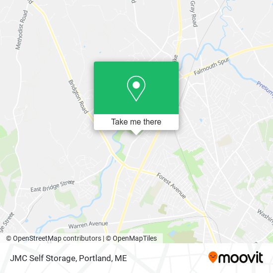 JMC Self Storage map