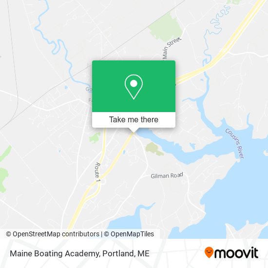 Maine Boating Academy map