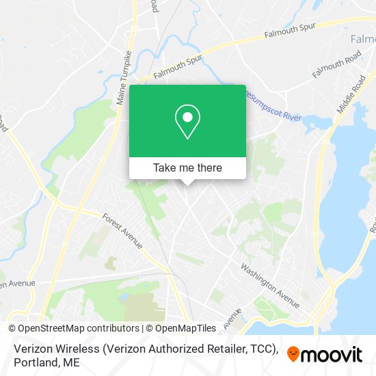 Verizon Wireless (Verizon Authorized Retailer, TCC) map