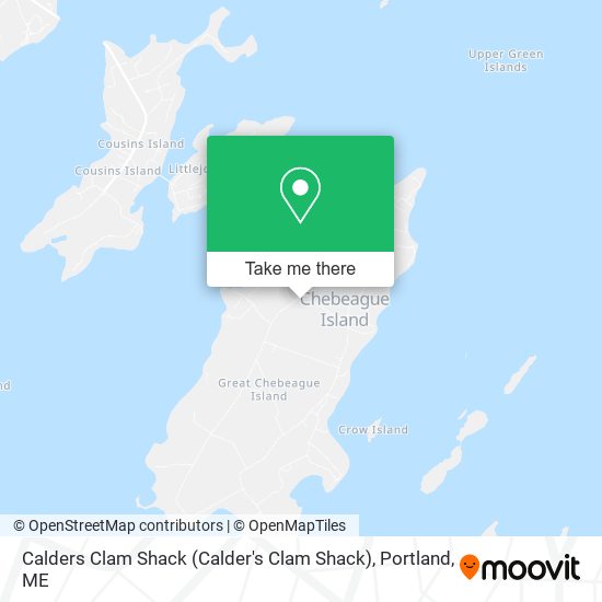 Calders Clam Shack (Calder's Clam Shack) map