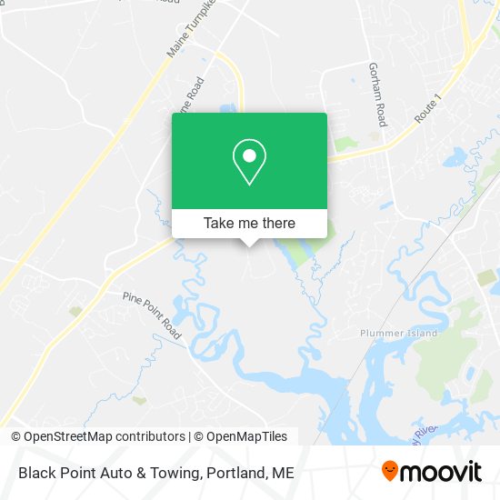 Black Point Auto & Towing map