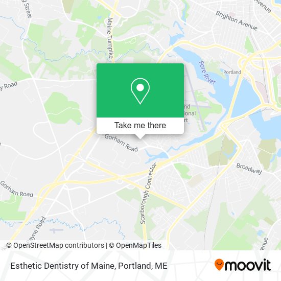 Esthetic Dentistry of Maine map