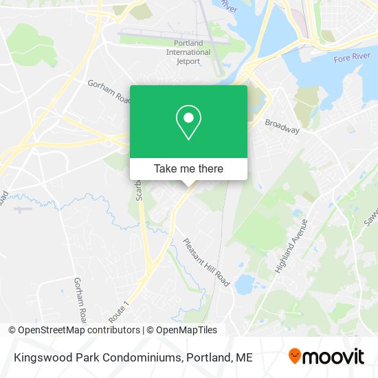 Kingswood Park Condominiums map