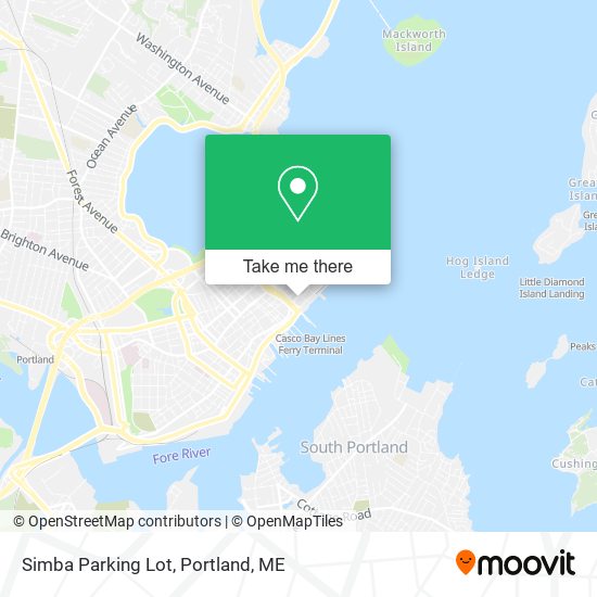 Simba Parking Lot map