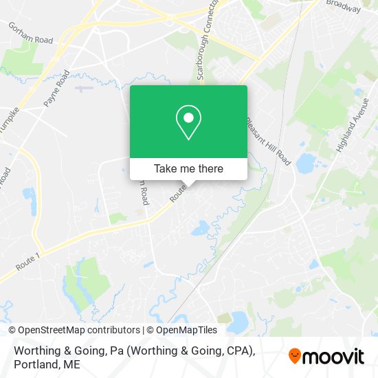 Worthing & Going, Pa (Worthing & Going, CPA) map
