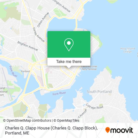 Charles Q. Clapp House map