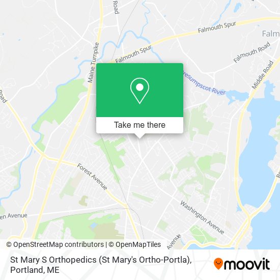 St Mary S Orthopedics (St Mary's Ortho-Portla) map