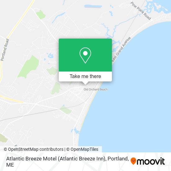 Mapa de Atlantic Breeze Motel (Atlantic Breeze Inn)