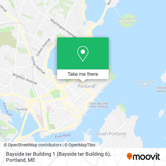 Mapa de Bayside ter Building 1