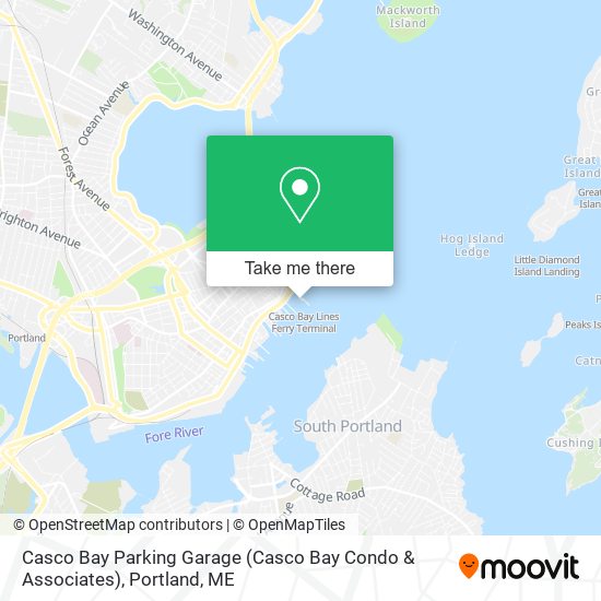 Casco Bay Parking Garage (Casco Bay Condo & Associates) map