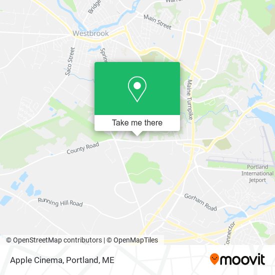 Apple Cinema map