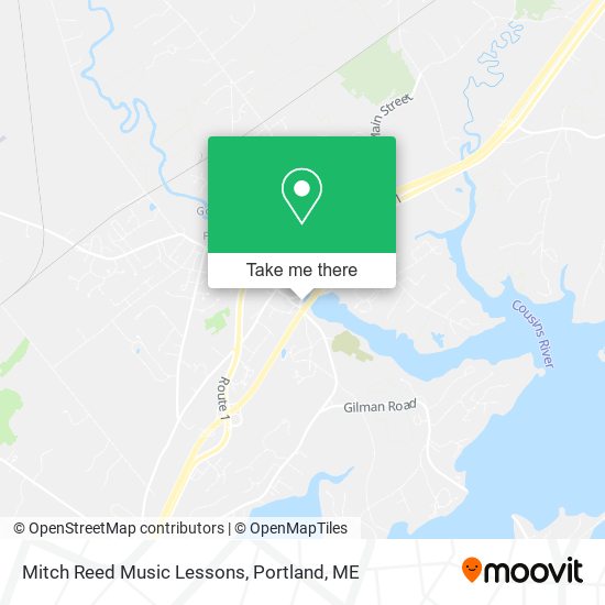 Mitch Reed Music Lessons map
