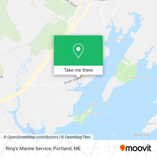 Ring's Marine Service map