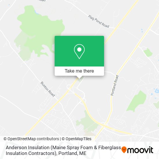 Mapa de Anderson Insulation (Maine Spray Foam & Fiberglass Insulation Contractors)