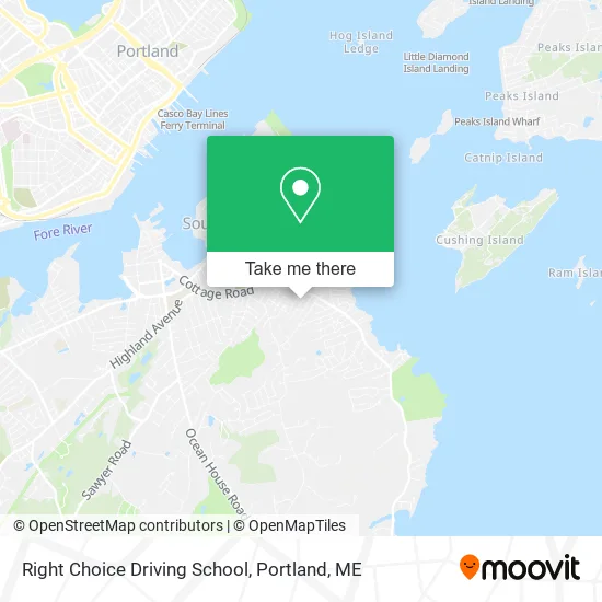 Right Choice Driving School map