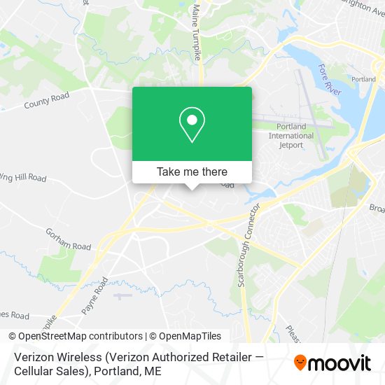 Verizon Wireless (Verizon Authorized Retailer — Cellular Sales) map