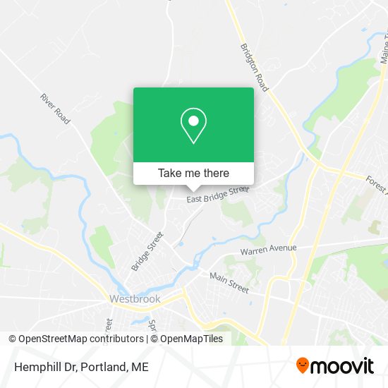 Hemphill Dr map