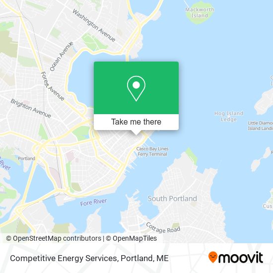 Competitive Energy Services map