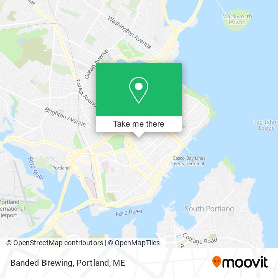 Banded Brewing map